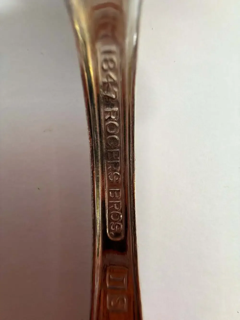 1847 Rogers Bros Heritage Silverplate Serving‎ Spoon and Fork Set